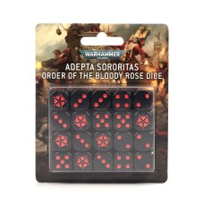 Set di dadi dell'Ordine della Rosa Insanguinata dell'Adepta Sororitas