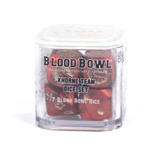 Set di dadi per Blood Bowl del Team Khorne