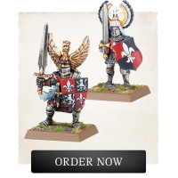 Bretonnian Paladin on Foot with sword and shield