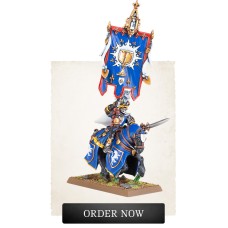 Standard Bearer on Warhorses