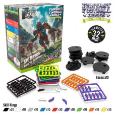 Basette per Blood Bowl 32 mm con anelli di abilità