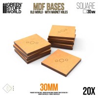 Basi MDF Old World - Quadrate 30 mm