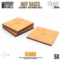 Basi MDF Old World - Quadrate 60 mm