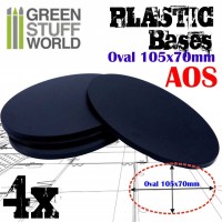 Plastic Bases - Oval Pill 105x70mm AOS