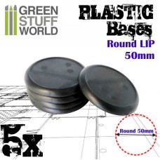 Plastic Bases - Round Lip 50mm