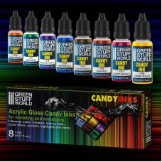 Set x8 Acrylic Candy Ink Paints