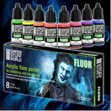 Set x8 Fluor Paints