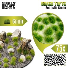 Ciuffi d'Erba - Tuft 6 mm - Verde Realistico