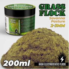 Static Grass Flock 2-3mm - SAVANNA PASTURE - 200 ml