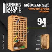 Vertical brush holder