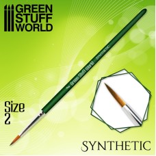 GREEN SERIES Synthetic Brush - Size 2