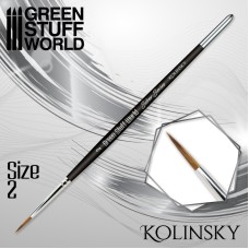 SILVER SERIES Kolinsky Brush - Size 2