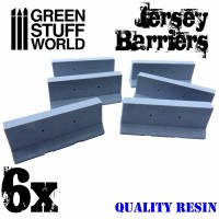 6x Jersey Barriers