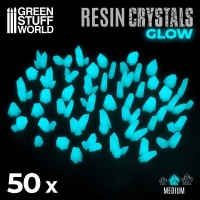 Cristalli in Resina BLU TURCHESE GLOW - Medi