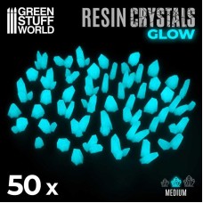 Cristalli in Resina BLU TURCHESE GLOW - Medi