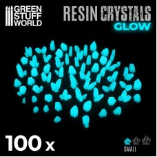 Cristalli in Resina BLU TURCHESE GLOW - Piccoli