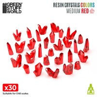Cristalli in Resina ROSSO - Medi