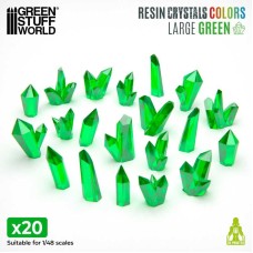 Cristalli in Resina VERDE - Grandi