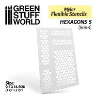 Stencil Flessibili - ESAGONI S (6mm)