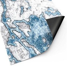 Tappetino neoprene 44x60" Blizzard Hollows con linee di schieramento