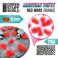 Martian Fluor Tufts - NEO-MARS ORANGE