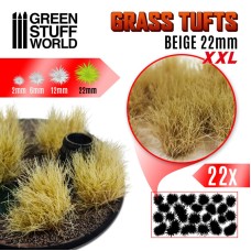 Grass TUFTS XXL - 22mm self-adhesive - BEIGE