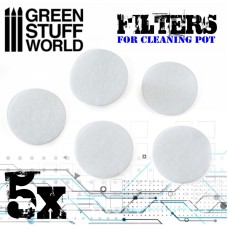 Airbrush Cleaning Pot Filters