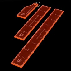Set Righelli 3-6-9 – Arancione Fluo