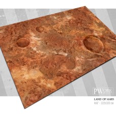 Lands of Mars - Tappeto per Wargames  44x60  Neoprene