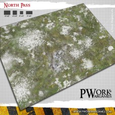 North Pass - Tappeto per Wargames 4x6 Neoprene