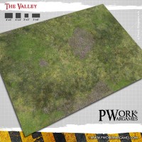 The Valley - Tappeto per Wargames 44x60  PVC