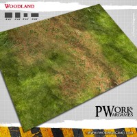 Woodland - Tappeto per Wargames 4x6 Neoprene